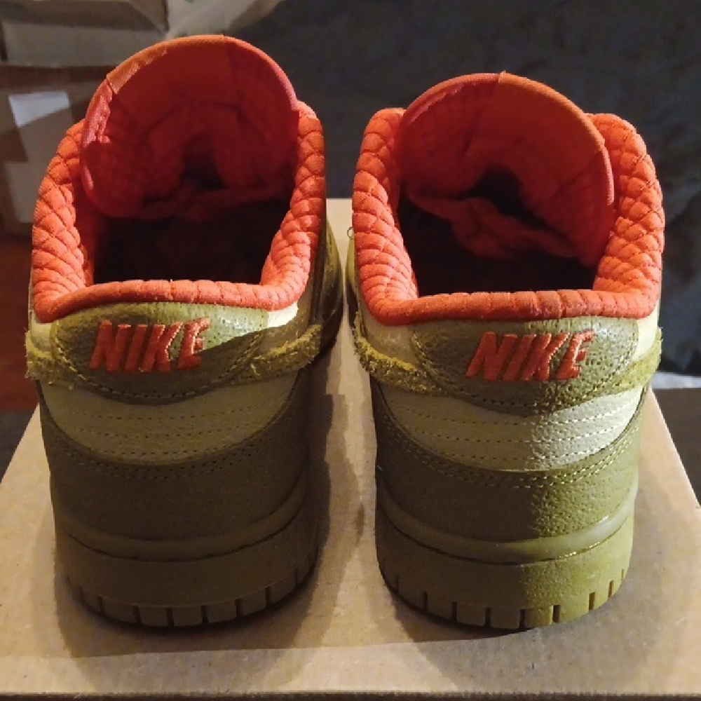 Nike Dunk Low Bronzine Sesame Picante Red Womens SZ 9 Mens SZ 7.5 Like New - Picture 5 of 9